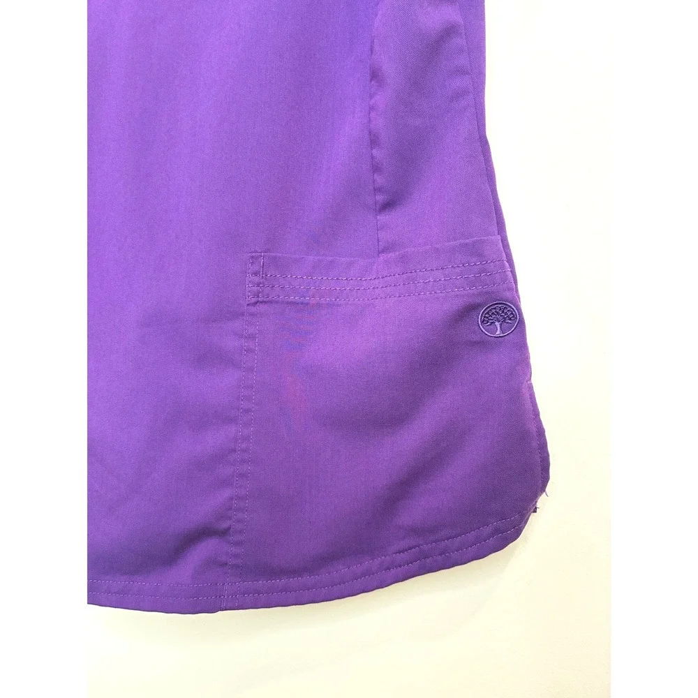 Women's S Healing Hands Purple Label Jane & Taylor Scrub Set in Eggplant Purple